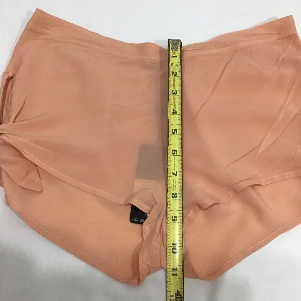 Wildfox Swim Orange Luciene Swim Shorts New Size Small